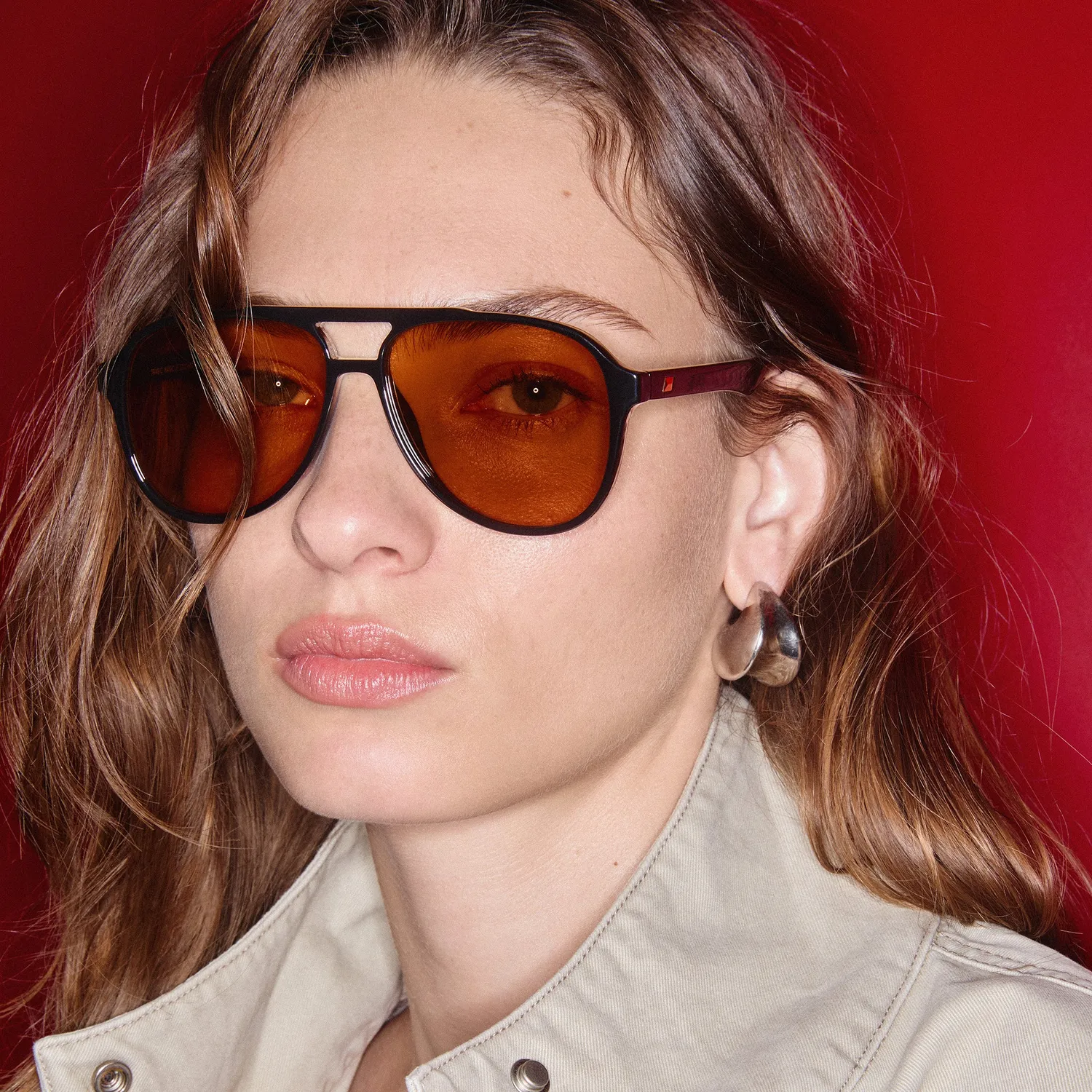 Le Specs Tragic Magic occhiali da sole neri anni 70
