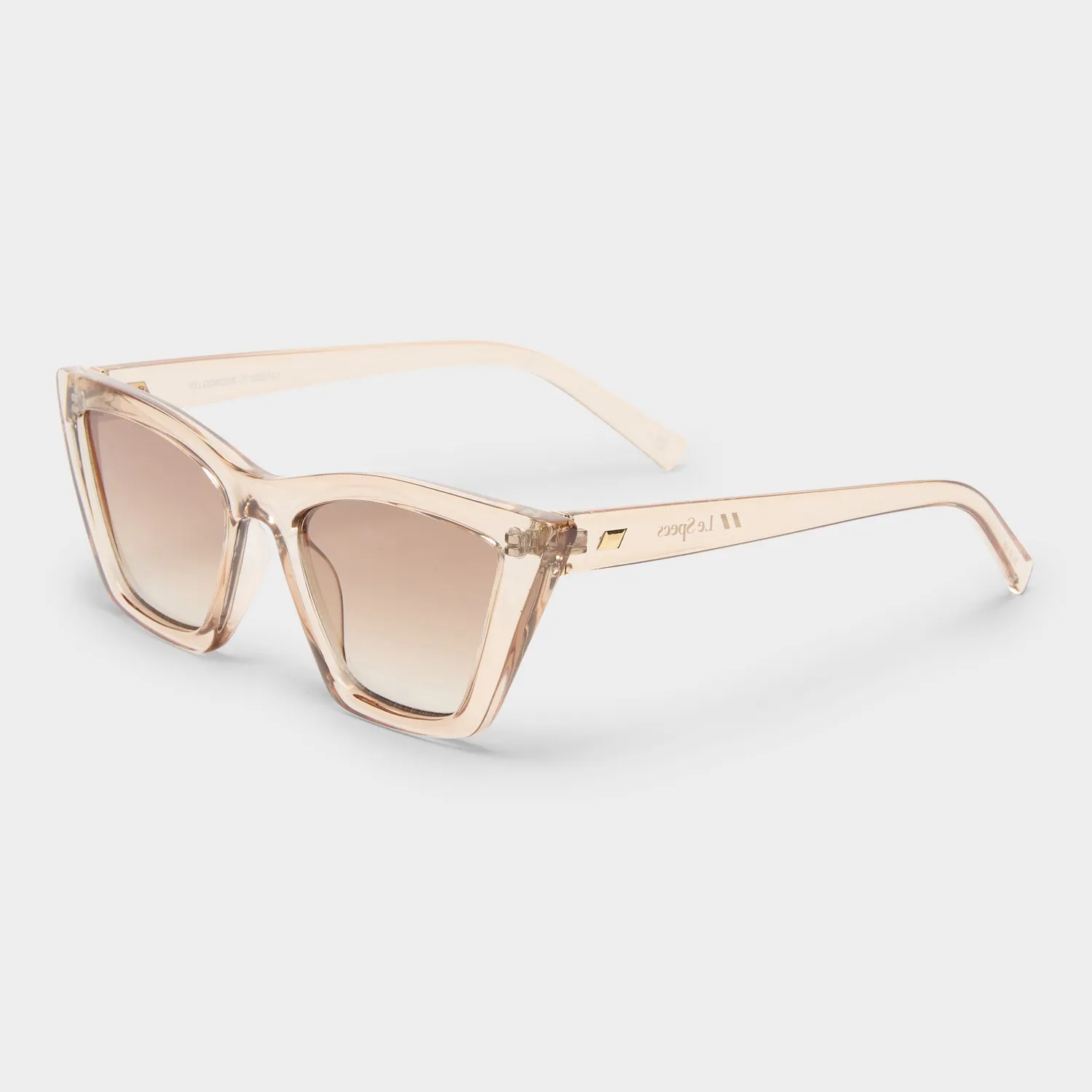 Le Specs Velodrome occhiali da sole vaniglia sfumati