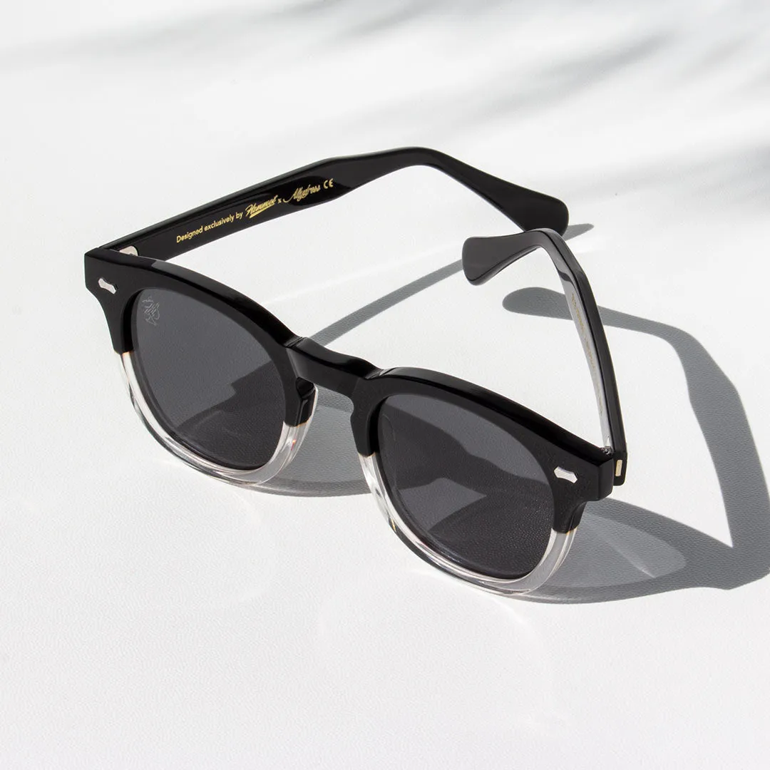 Hemmet HxA Classic Johnny occhiale da sole nero acetato
