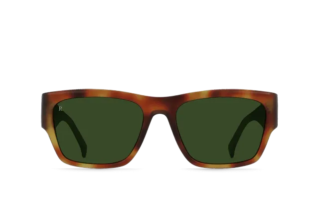 Raen Rufio 55 occhiale da sole Moab Tortoise verde