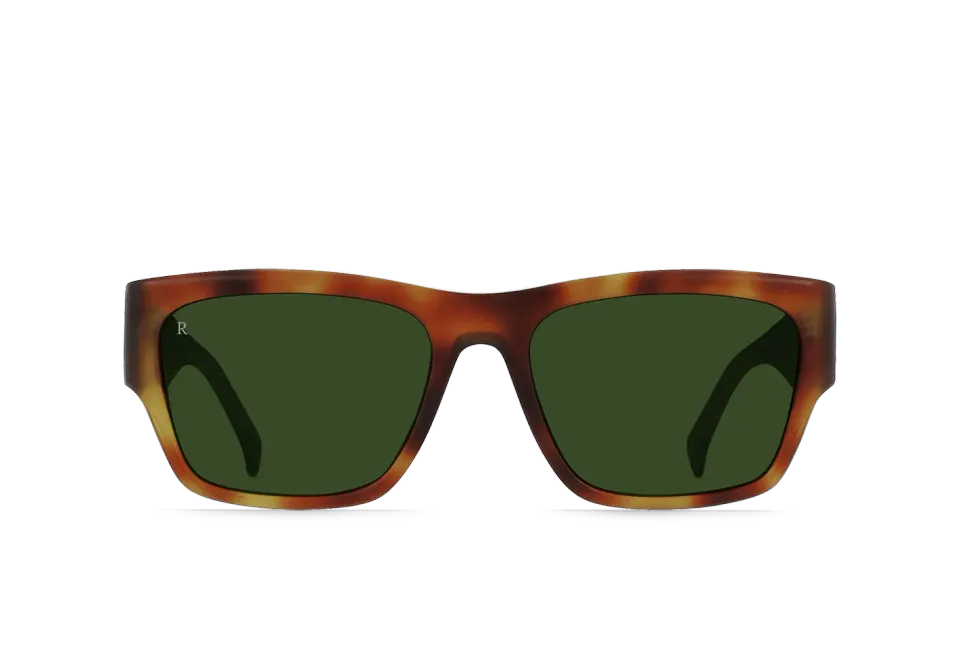 Raen Rufio 55 occhiale da sole Moab Tortoise verde