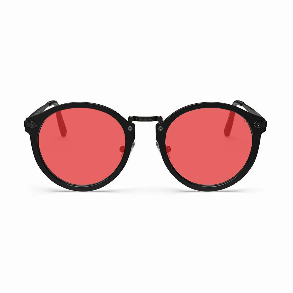 Hemmet Vintage Raider Valentine Ed occhiali da sole nero clip-on