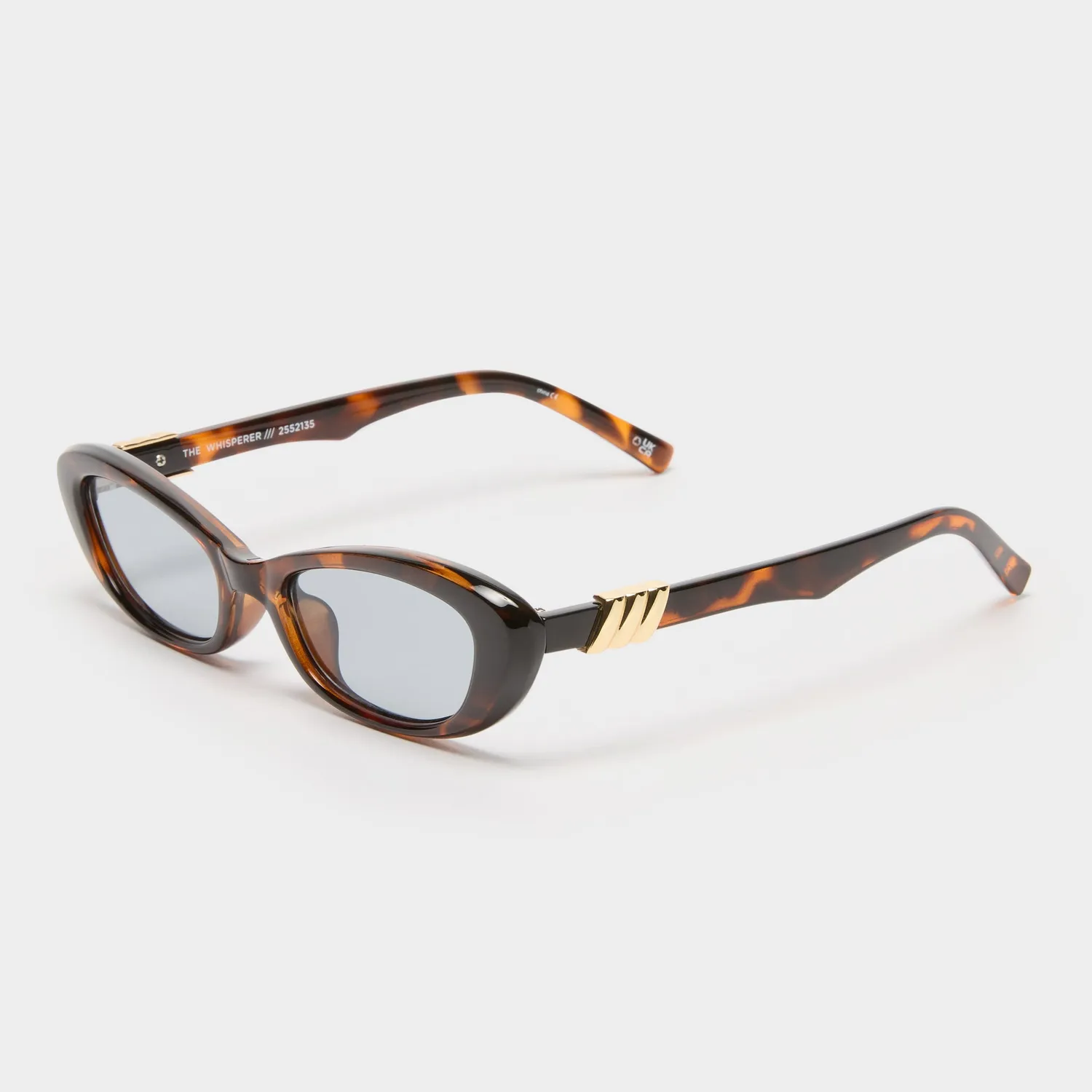 Le Specs The Whisperer occhiali da sole dark tort cat-eye