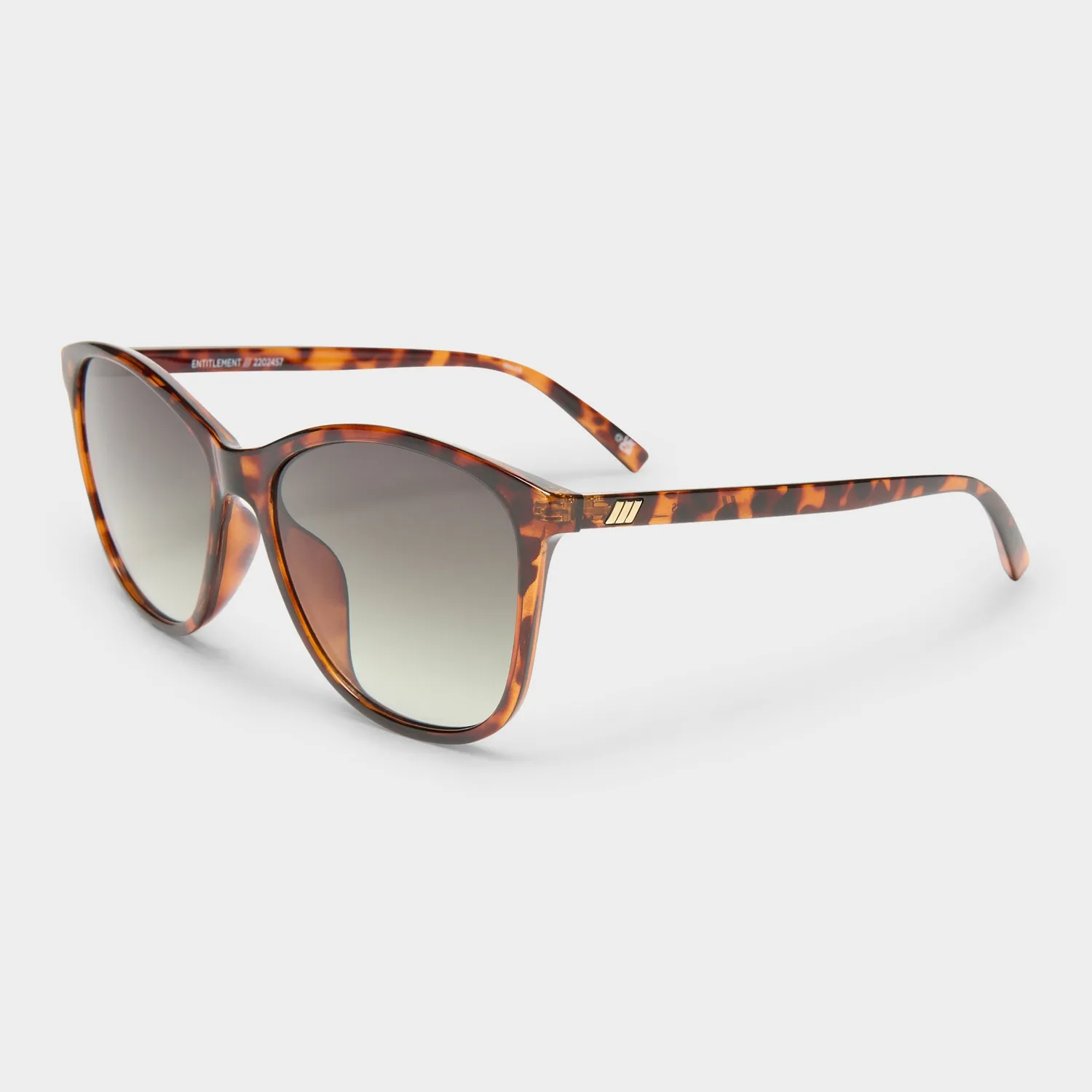 Le Specs Entitlement occhiale da sole tartarugato lente sfumata