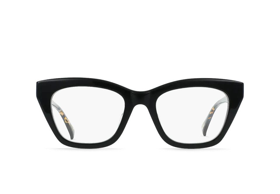 Raen Pozy montatura da vista nero tartarugato 52 cat-eye