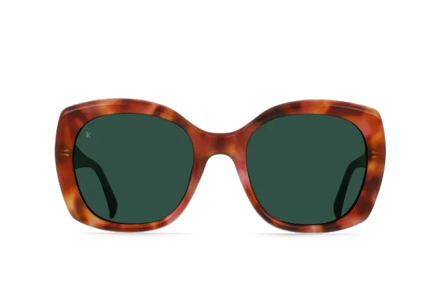Raen Ronzy occhiale da sole Bonbon Tortoise Smoke Green 54 oversize