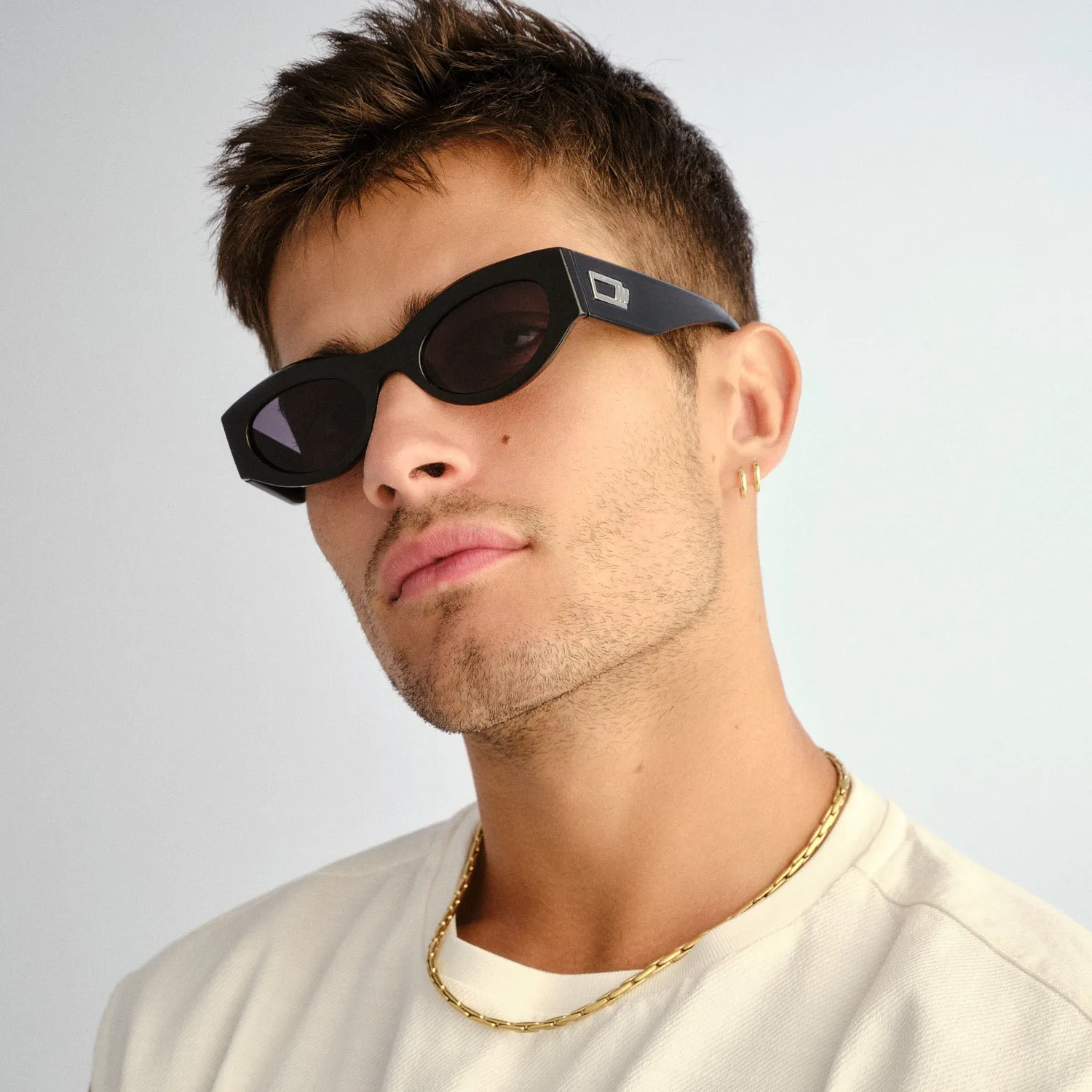 Le Specs Body Bumpin II occhiale da sole nero ovale