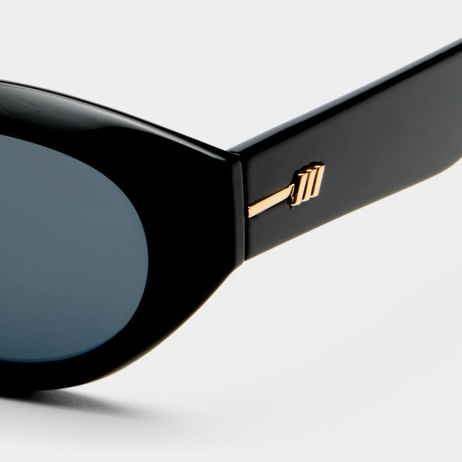 Le Specs Le Bijou occhiale da sole nero ovale