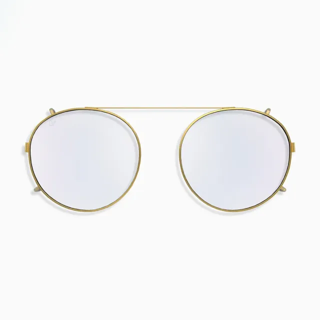 Hemmet B+ S2 clip-on luce blu occhiale sole nero