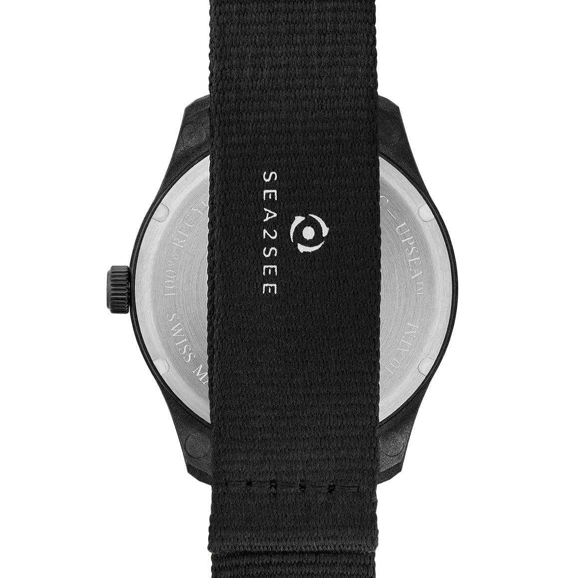 Sea2See Seal 01 orologio 41 mm nero cinturino NATO