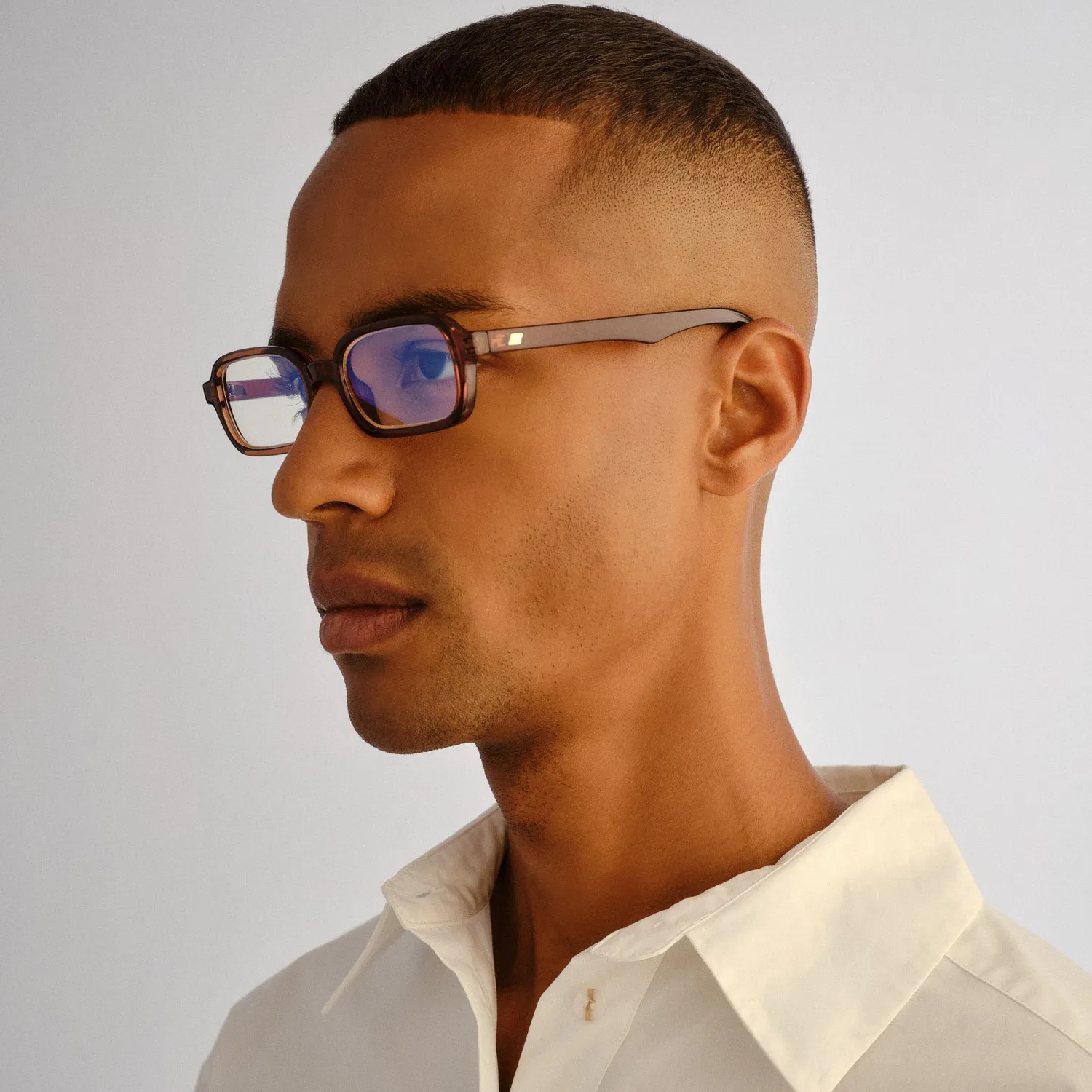 Le Specs Pilferer occhiali luce blu chestnut unisex