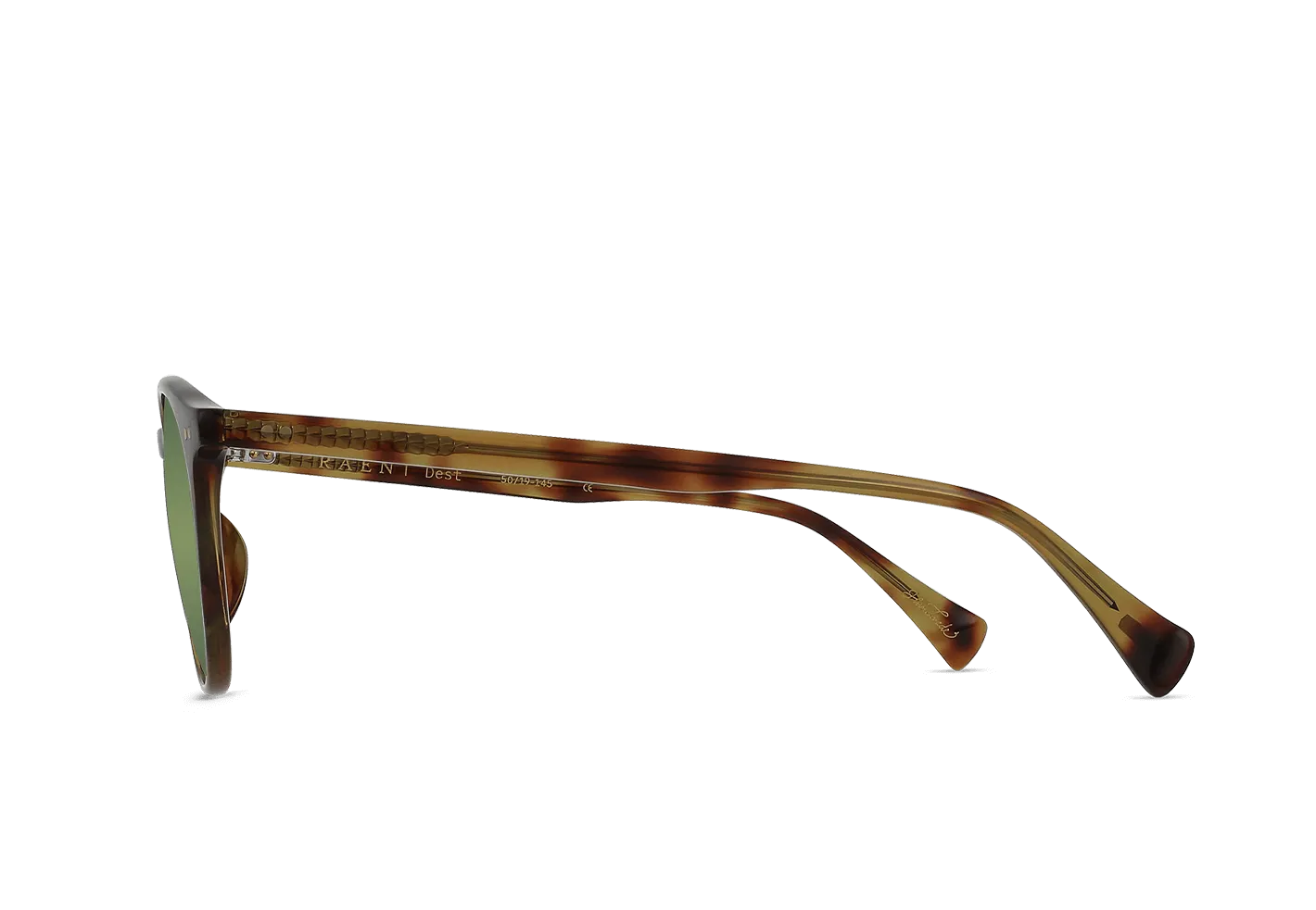 Raen Basq occhiale da sole Moab Tortoise 50 rotondo