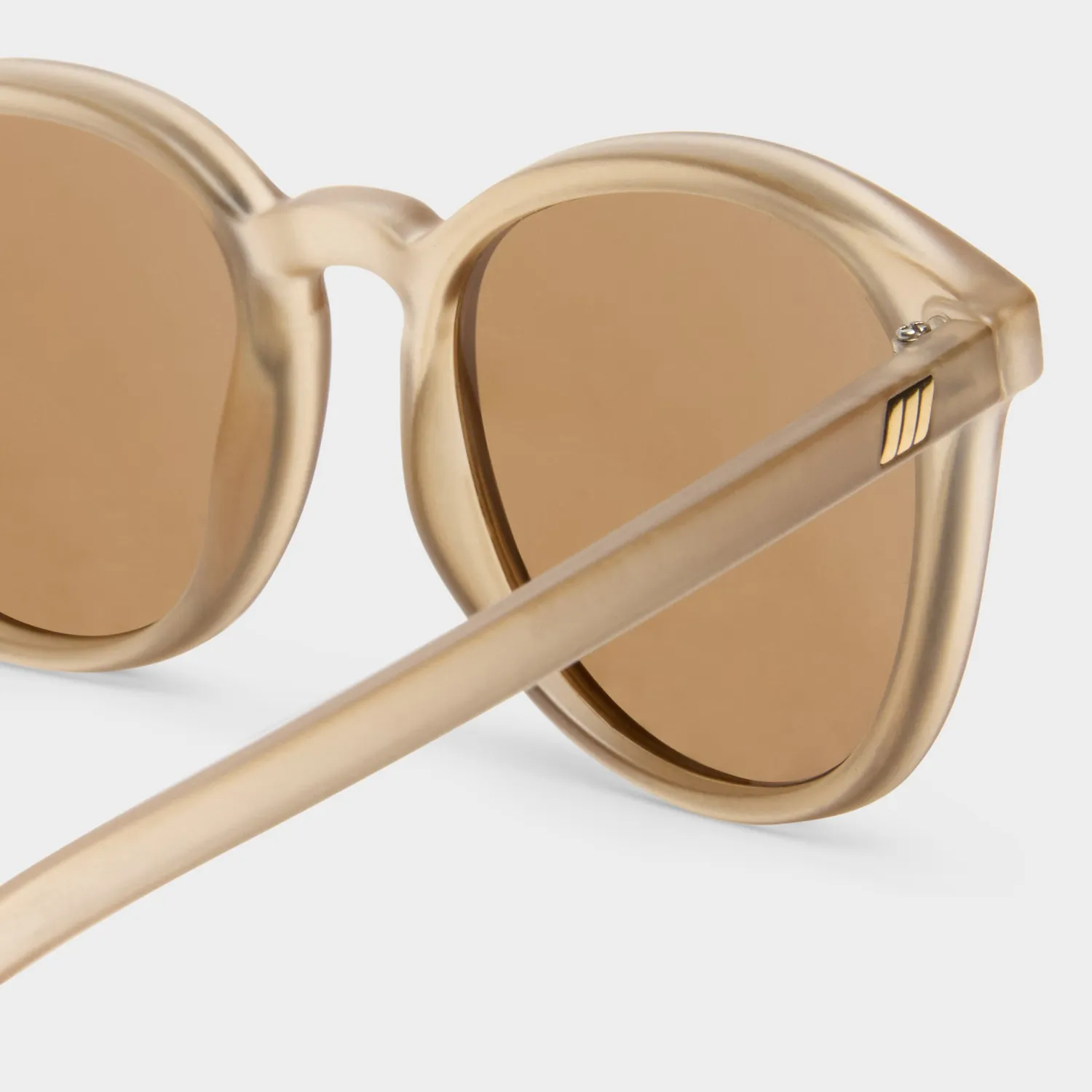 Le Specs Bandwagon occhiali da sole pietra opaco specchiati