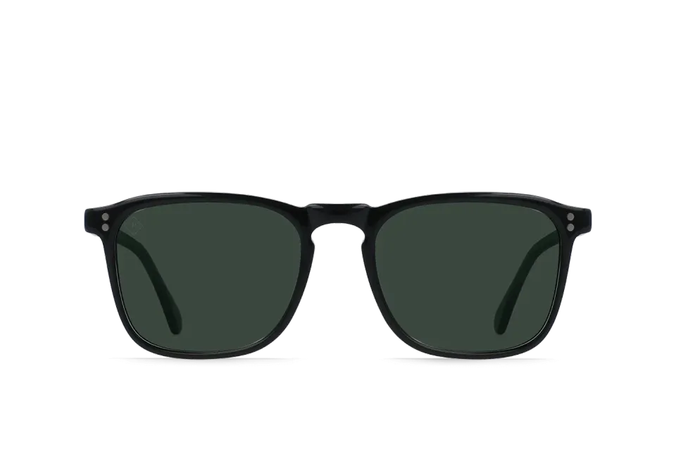 Raen Wiley occhiale da sole Recycled Black 54 quadrato