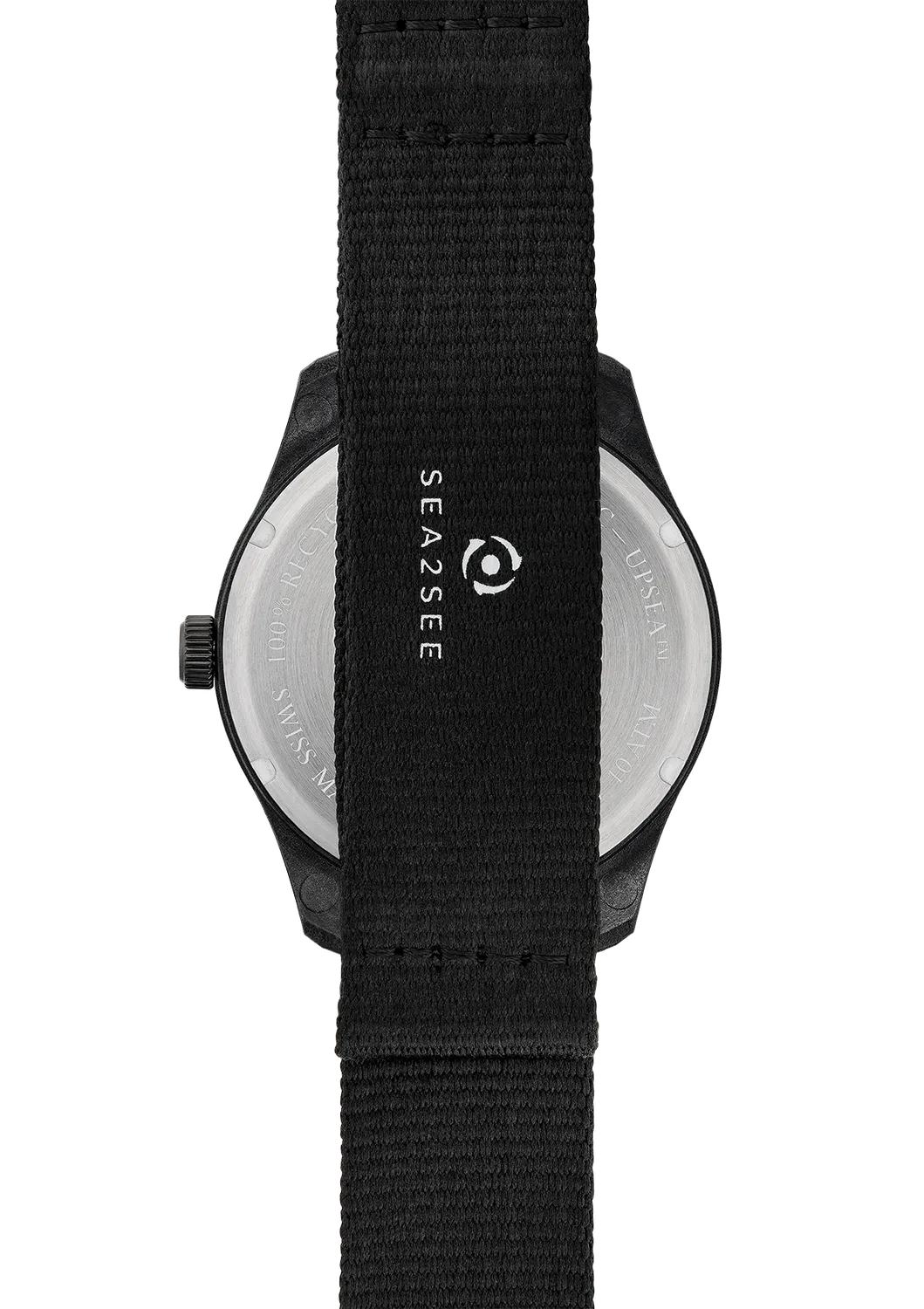 SEA2SEE Black NATO cinturino orologio 20 mm nero