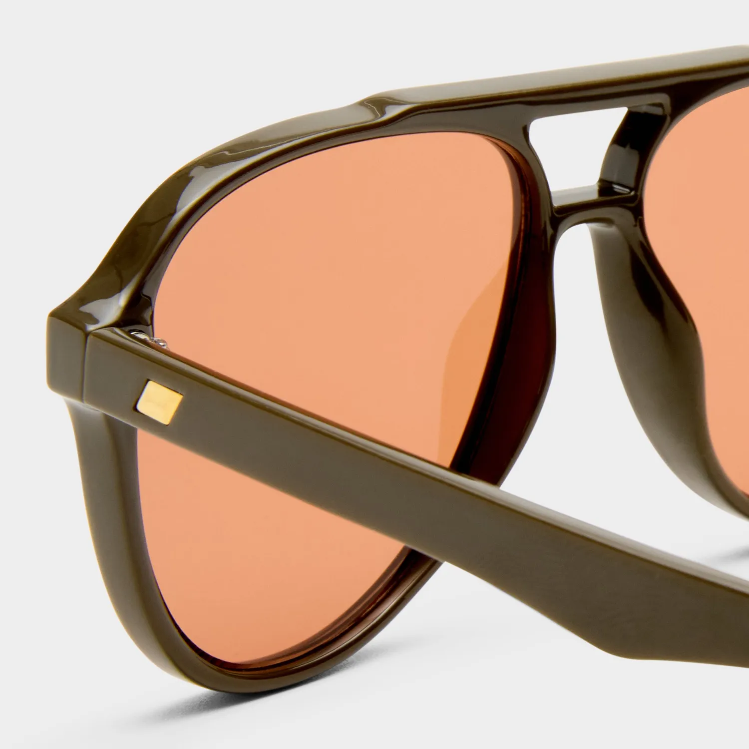 Le Specs Tragic Magic occhiale da sole verde oliva