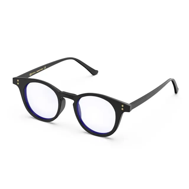Hemmet America The Orleans B+ occhiali luce blu nero TR90