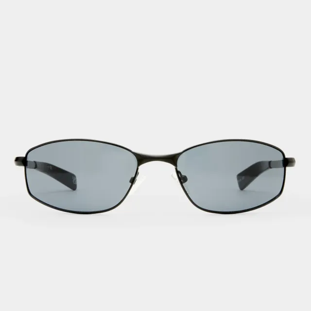 Le Specs Star Beam occhiali da sole nero opaco ovale wrap