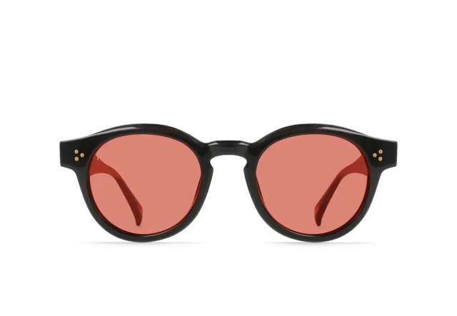 Raen Zelti occhiale da sole Recycled Black 49 smussato