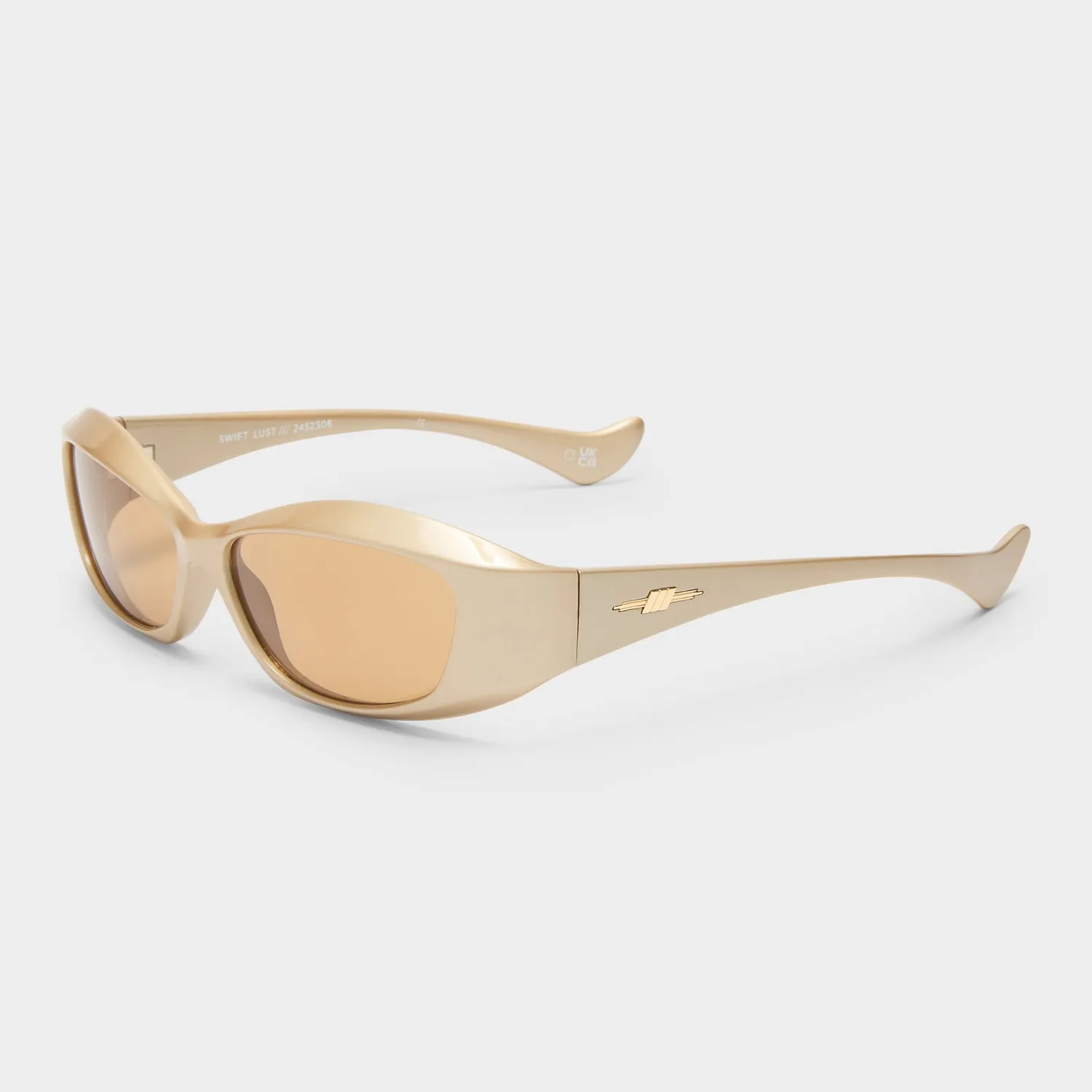 Le Specs Swift Lust occhiale da sole perla nougat