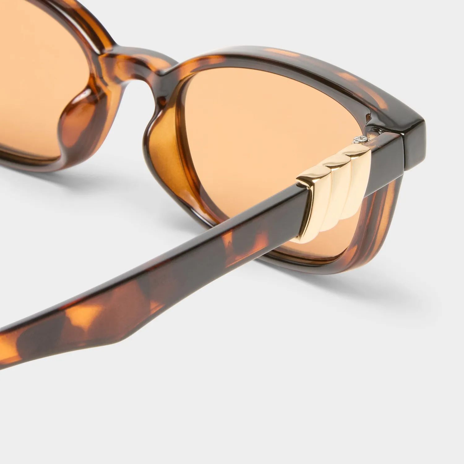 Le Specs Confidential occhiale da sole tartaruga scuro