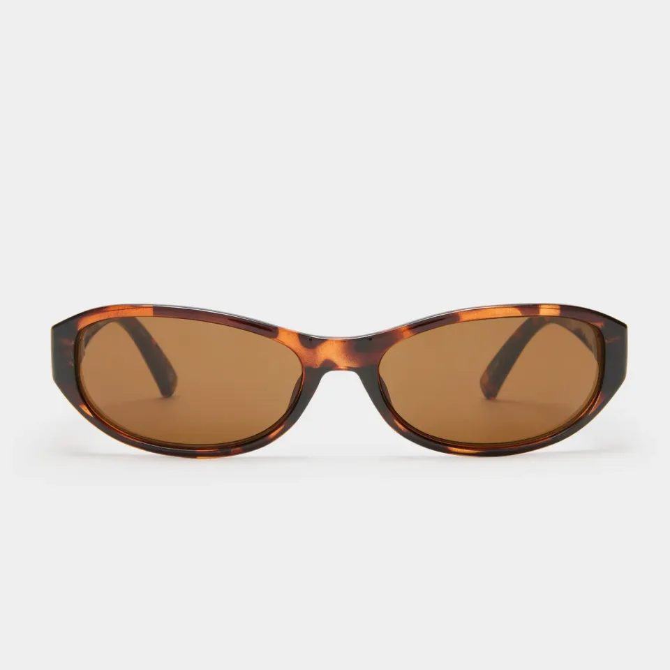 Le Specs Don't Cha occhiale da sole ovale tartarugato
