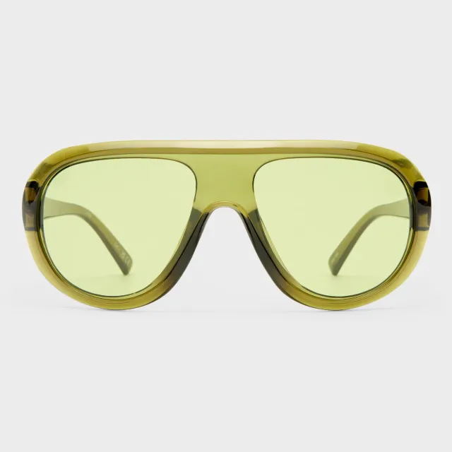 Le Specs Obsession occhiale da sole wasabi oversize