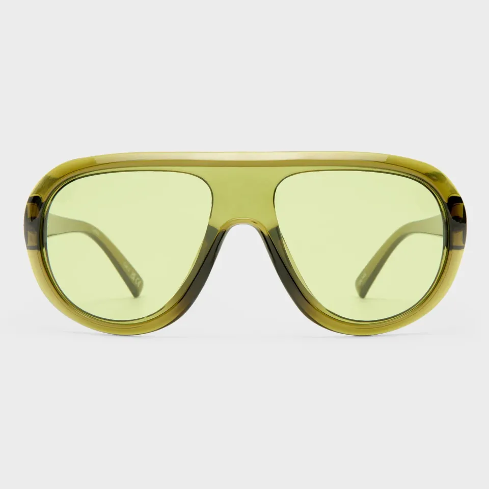 Le Specs Obsession occhiale da sole wasabi oversize