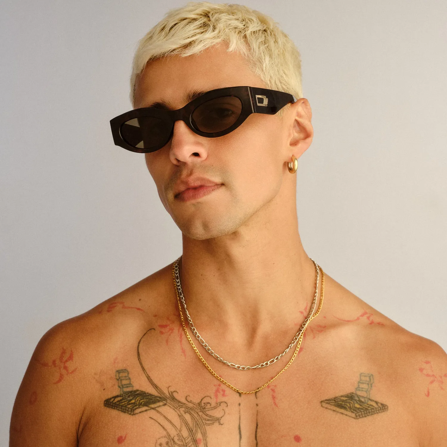 Le Specs Body Bumpin II occhiali da sole tort khaki
