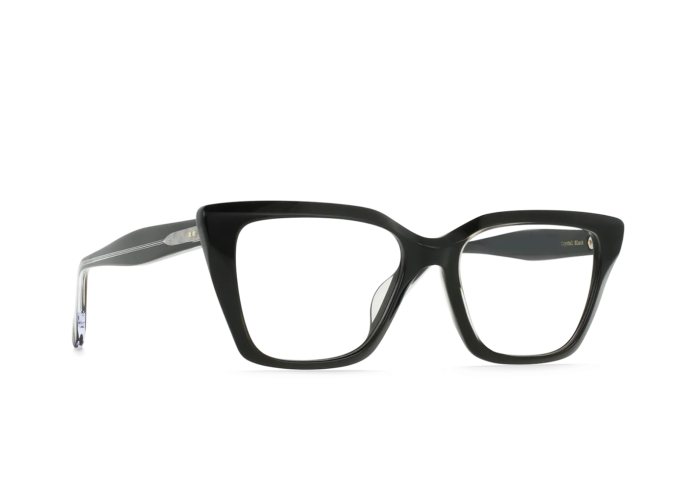 Raen Kalea Crystal Black montatura da vista 51 cat-eye