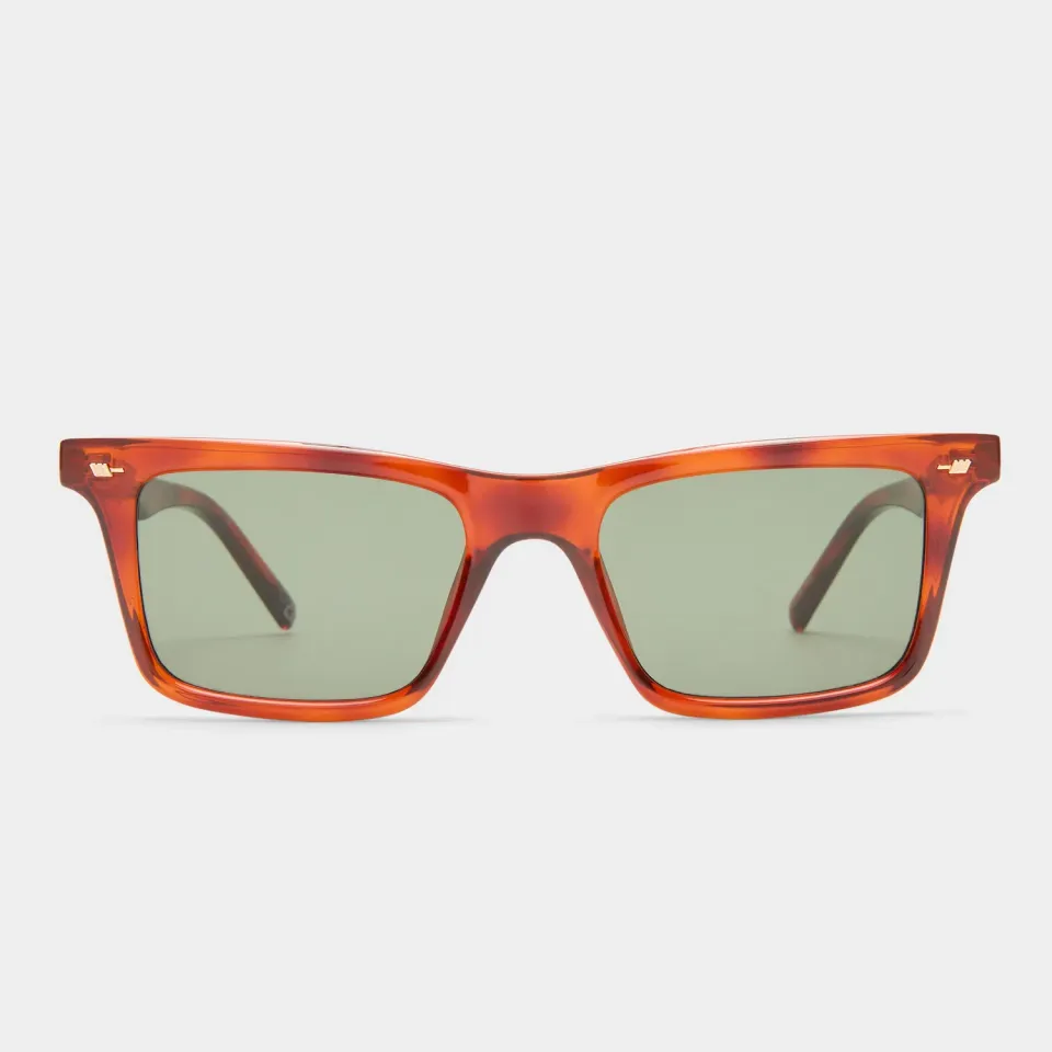 Le Specs Broski occhiale da sole toffee tort D-frame