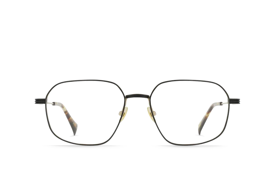 Raen Dalvin Satin Black Clear 55 montatura titanio
