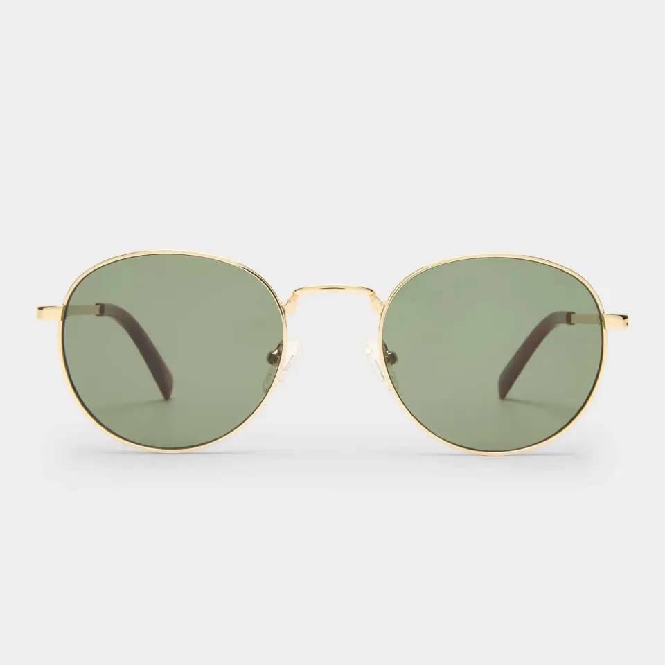 Le Specs Lost Legacy occhiali da sole oro tondi