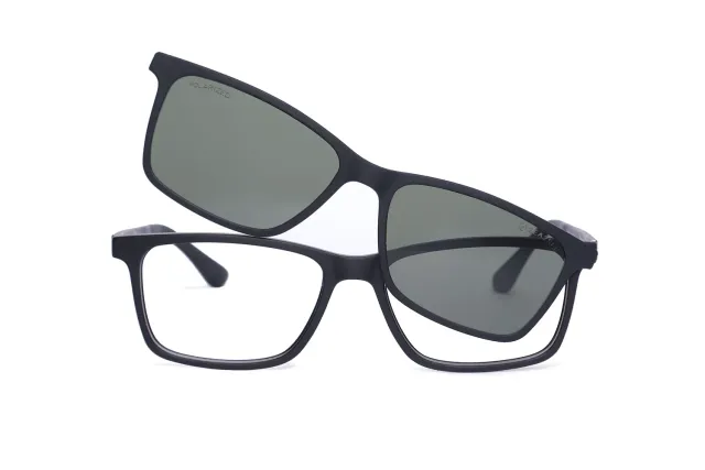Sea2See Cortes montatura da vista grigia con clip-on