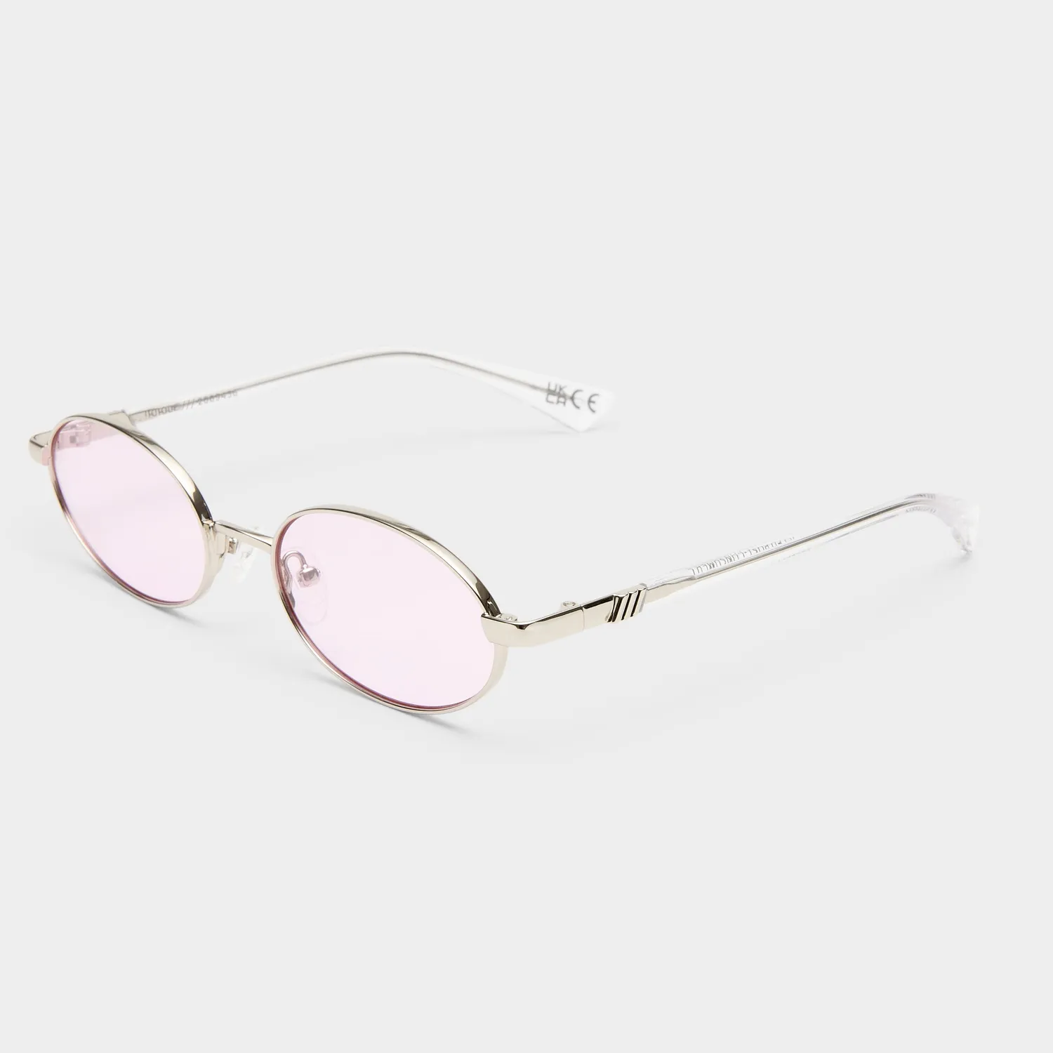 Le Specs Icicle occhiali da sole argento lilla