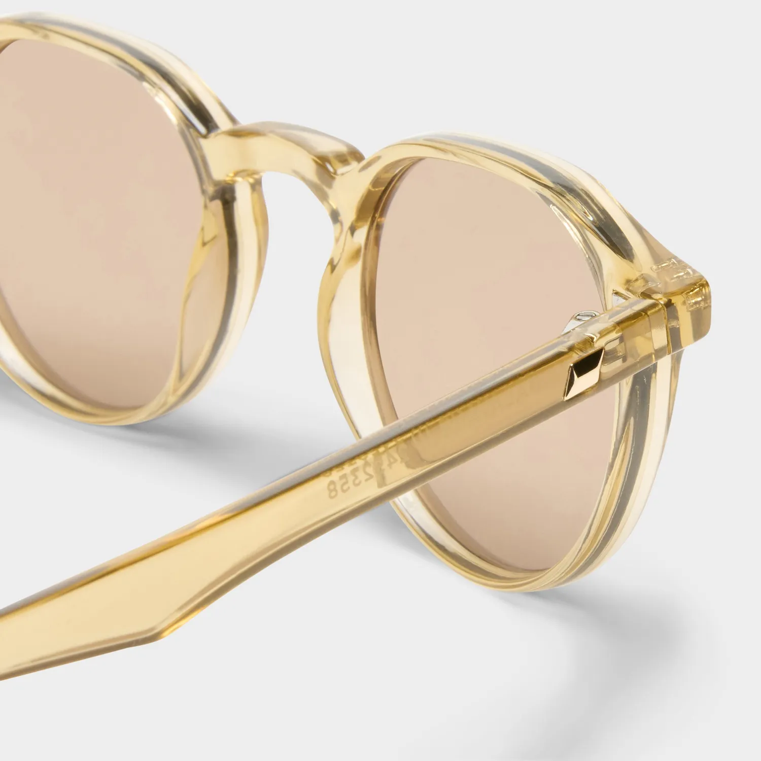 Le Specs Galavant occhiale da sole whiskey mocha tondo
