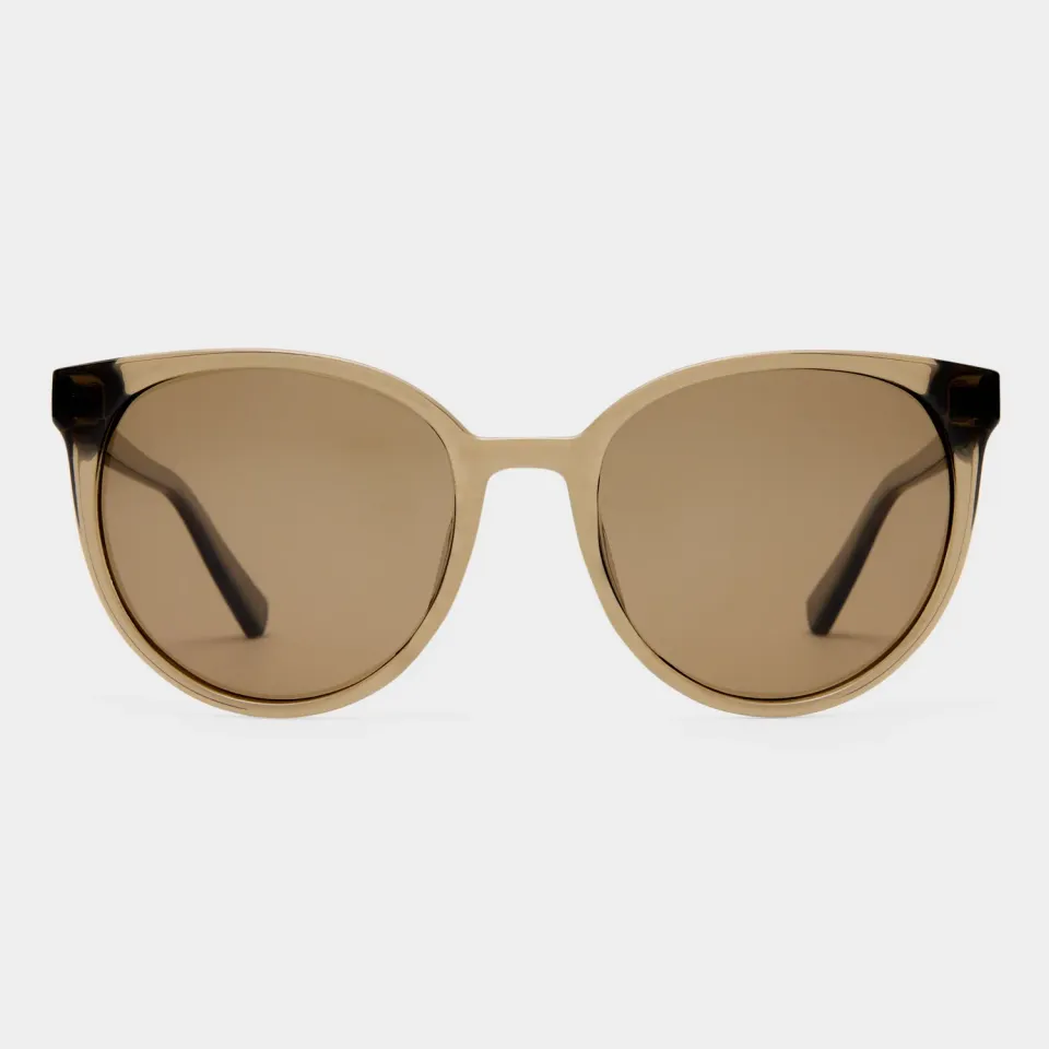 Le Specs Armada occhiali da sole cocoa rotondi polarizzati
