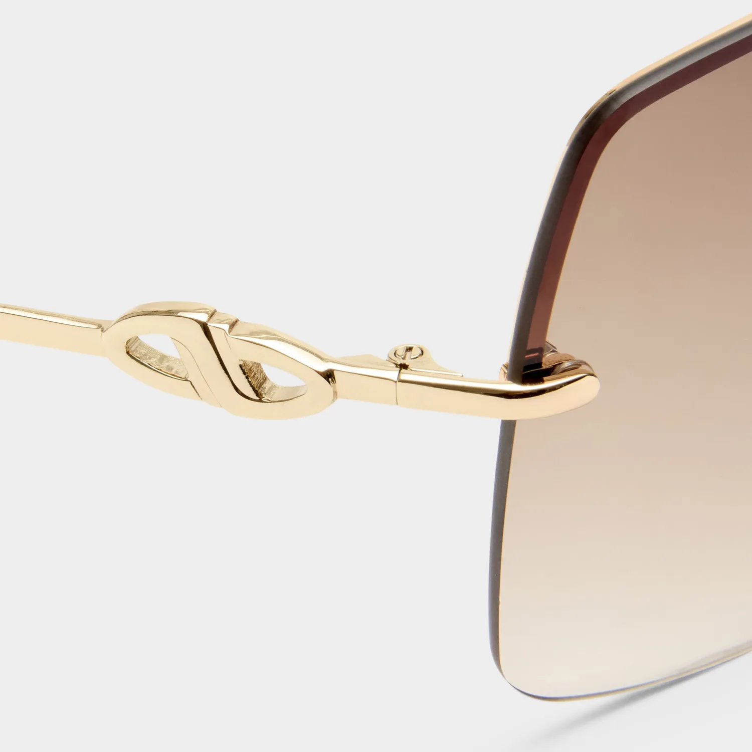 Le Specs Parallel Universe occhiali da sole oro shield