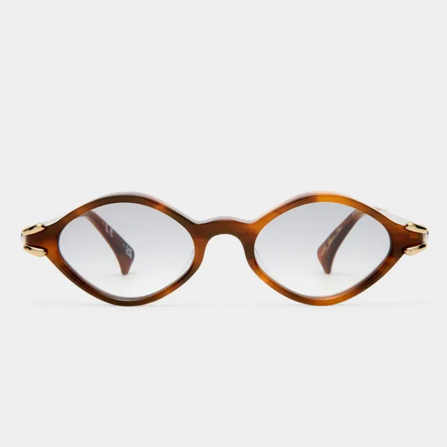 Le Specs Numero Trece occhiali da sole teak ovali