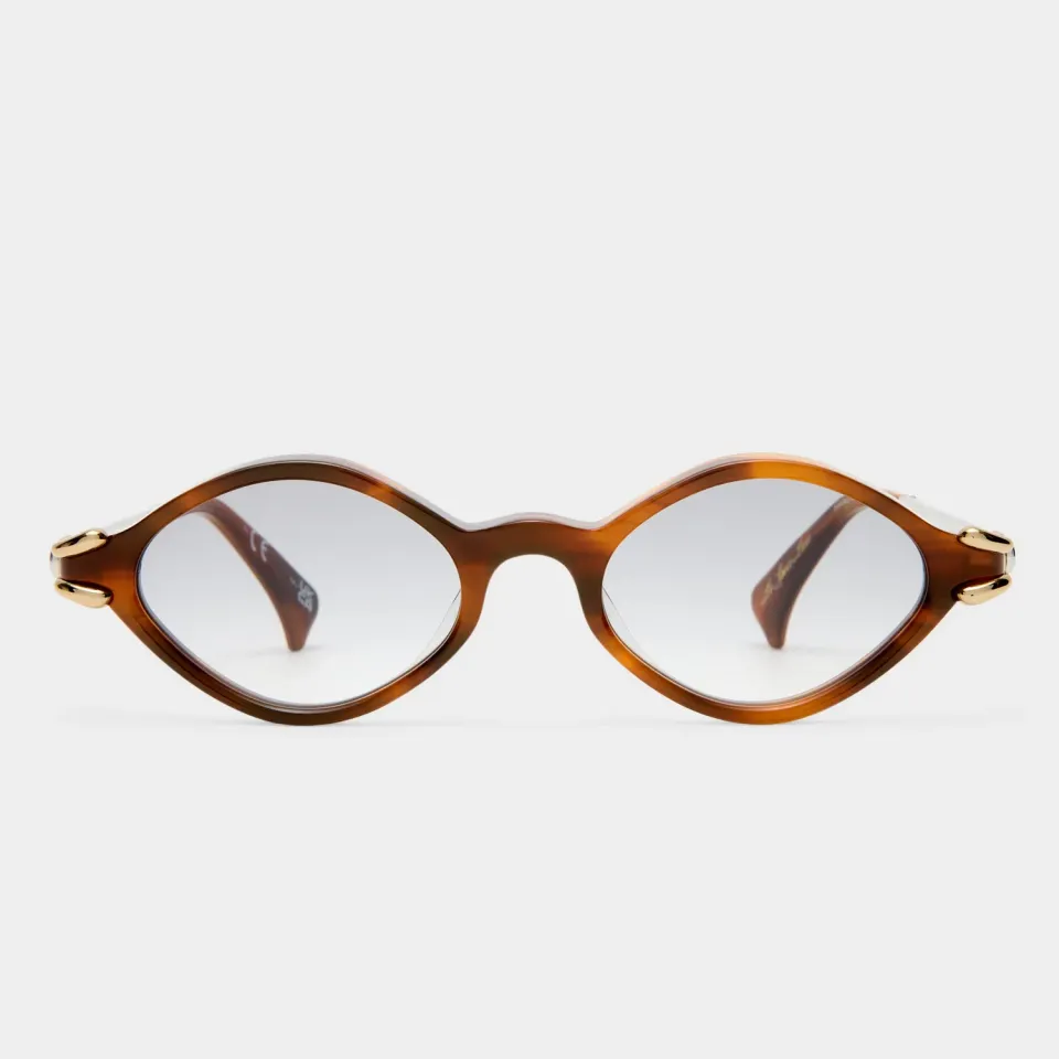 Le Specs Numero Trece occhiali da sole teak ovali