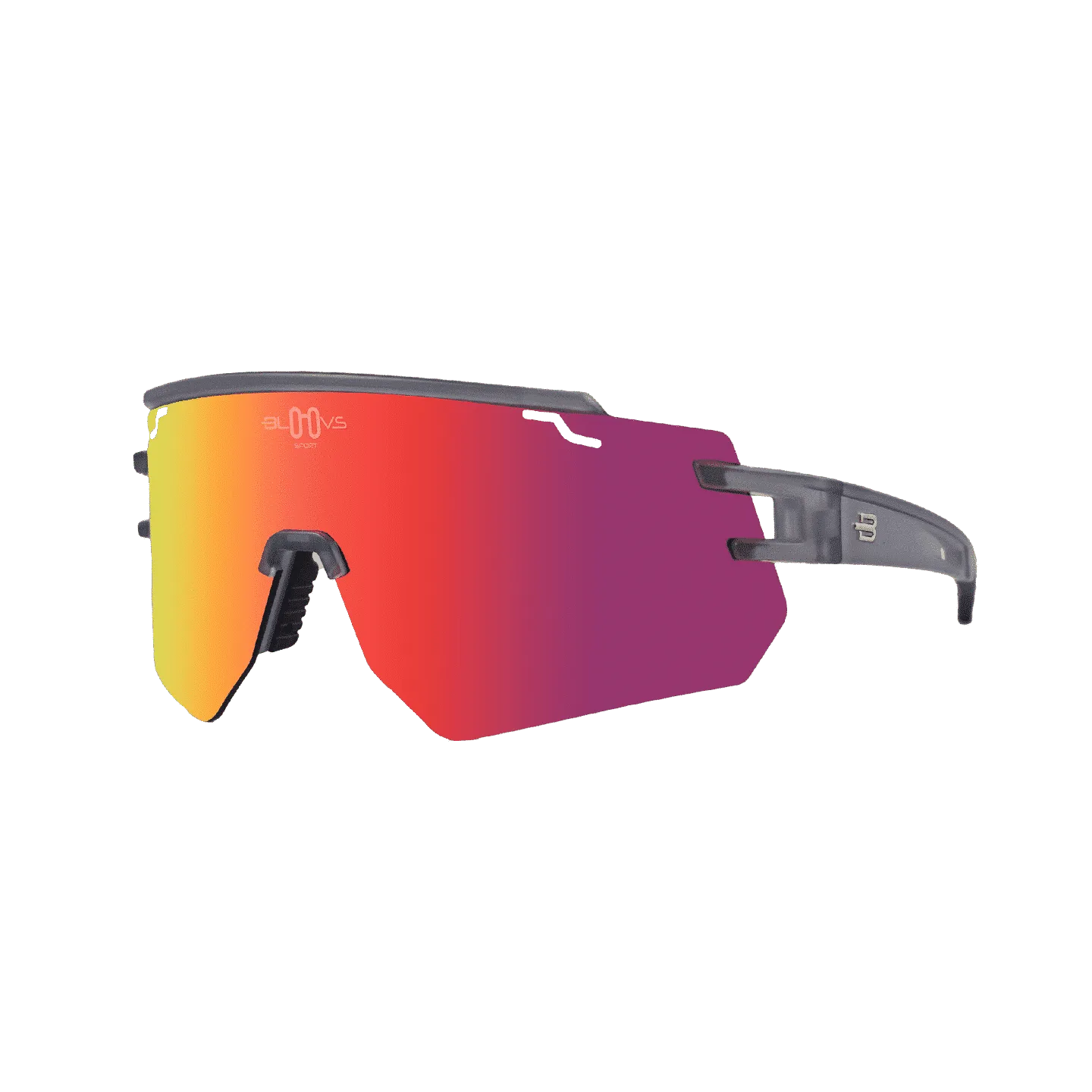 Bloovs Galibier occhiali ciclismo cristallo grigio rosso