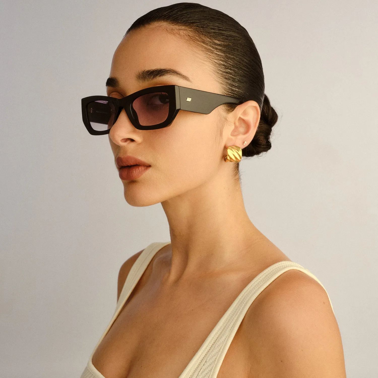 Le Specs Beachcomber occhiali da sole nero donna