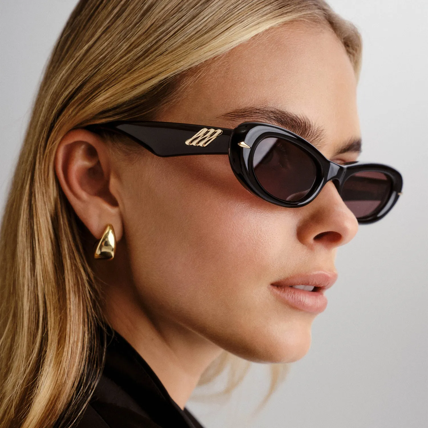 Le Specs Numero Uno occhiale da sole nero obsidian