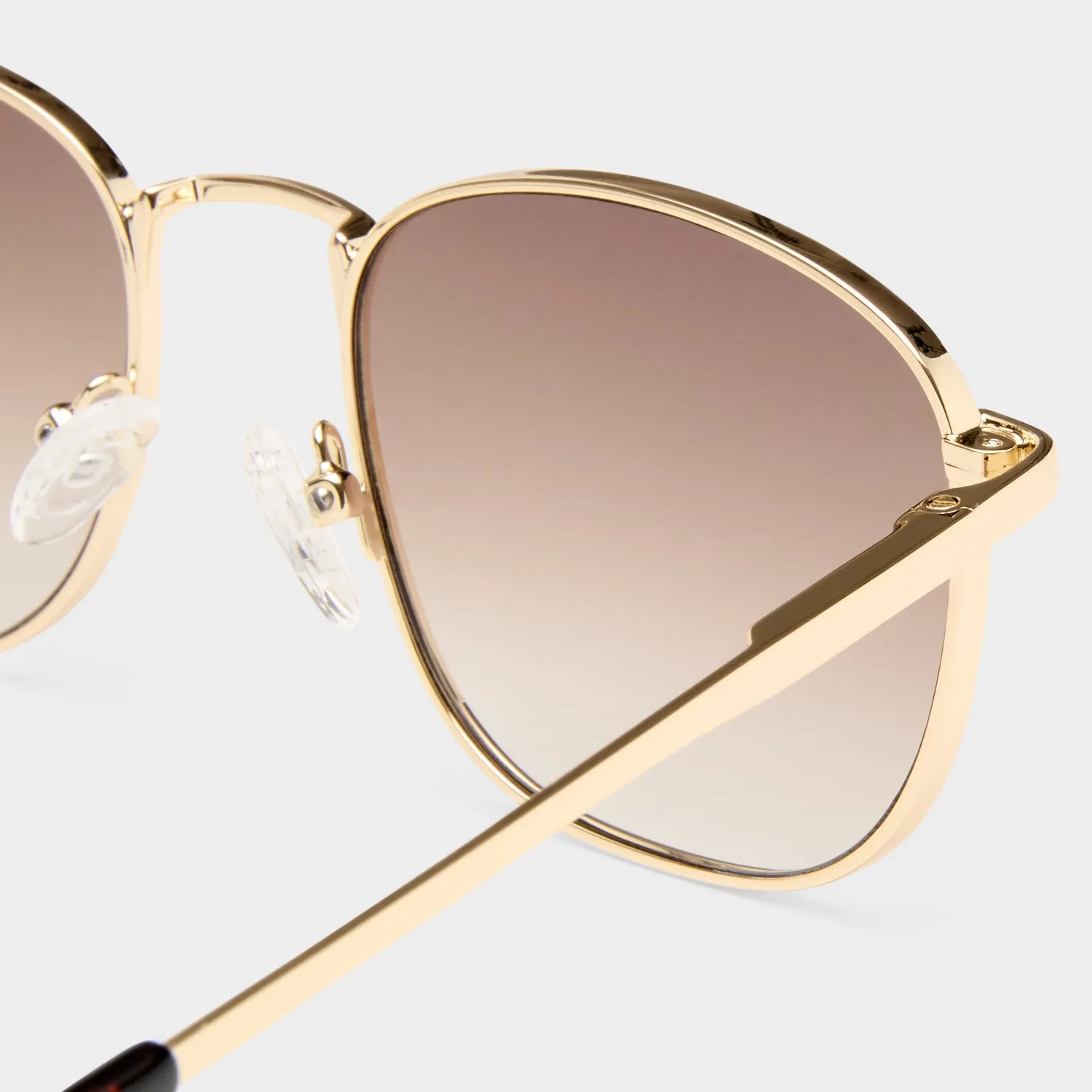 Le Specs Neptune Deux occhiale da sole oro marroni