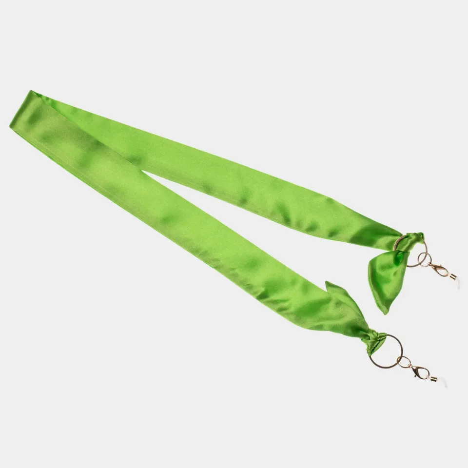 Le Specs Y2K Scarf Chain foulard verde pistacchio