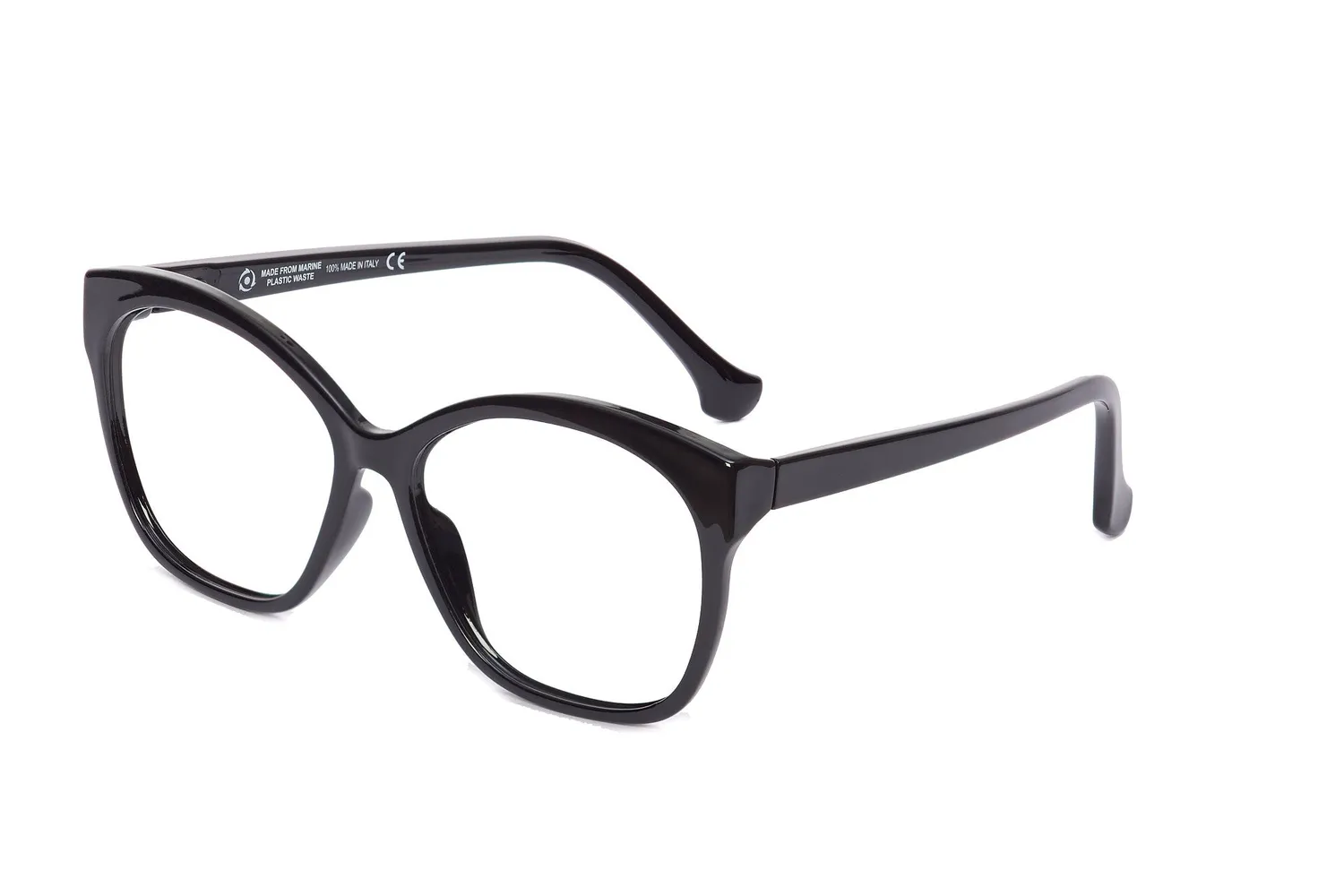 SEA2SEE Panarea montatura da vista nera cat eye leggera