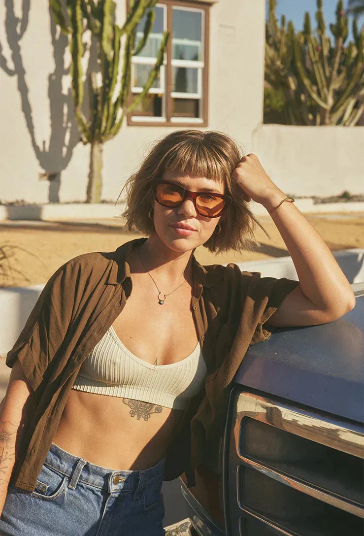Raen Kimma Oso Tortoise occhiali da sole cat-eye 52