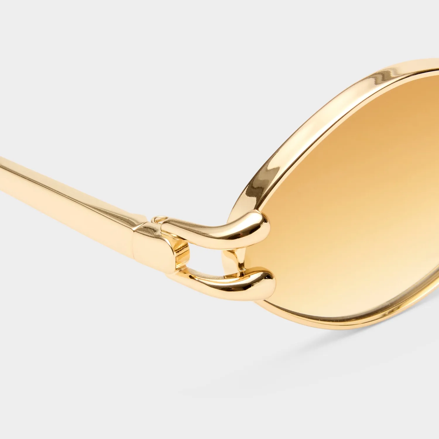 Le Specs Numero Quince occhiali da sole gold ovali