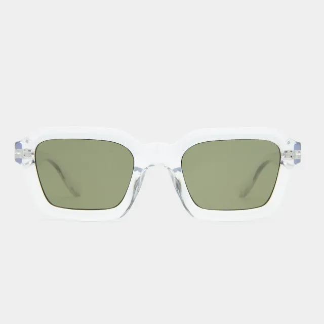 Le Specs Impossible occhiali da sole clear verdi