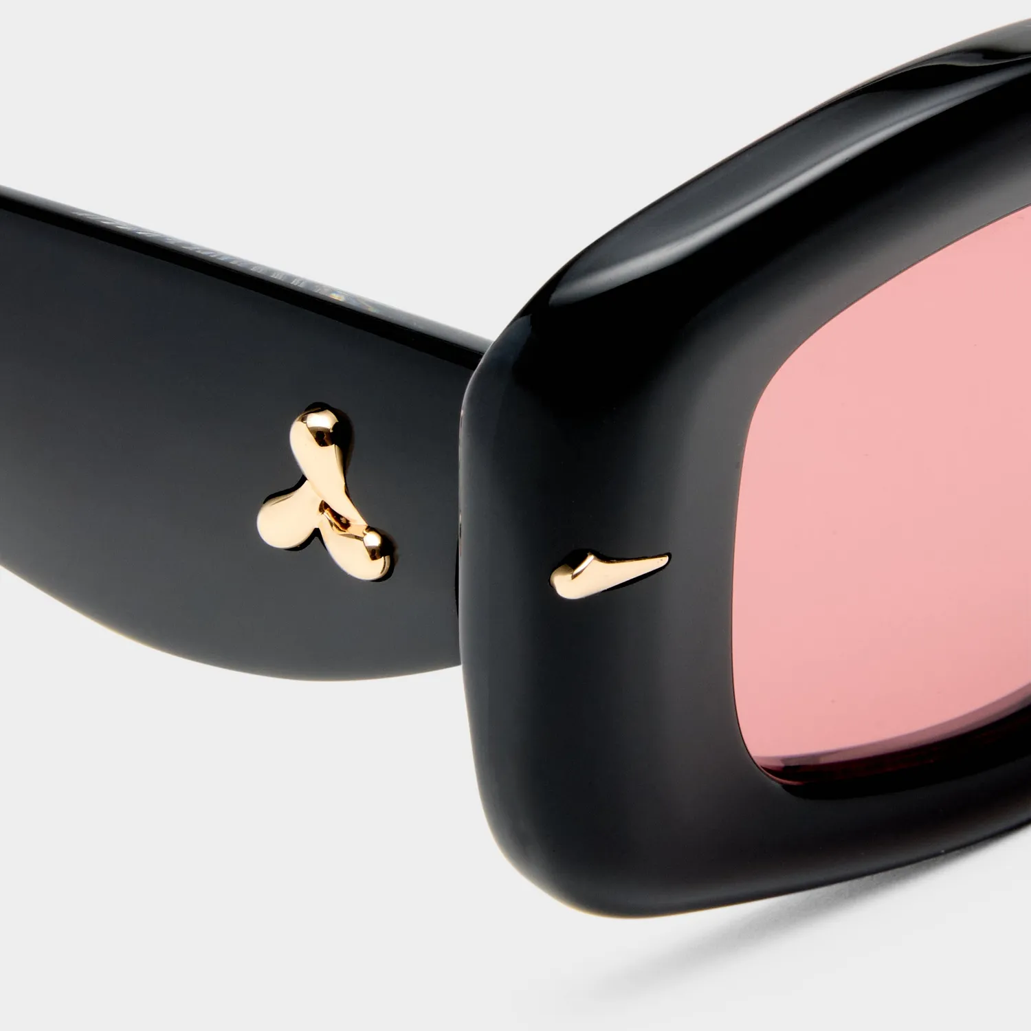 Le Specs Celestina occhiali da sole obsidian quadrati